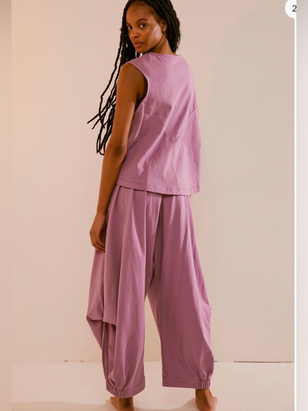 Free People Talley Set, Mauve, XS